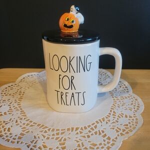 Rae Dunn & Snoopy Halloween Mug with Pumpkin Lid or Treat Jar for Furry Friend